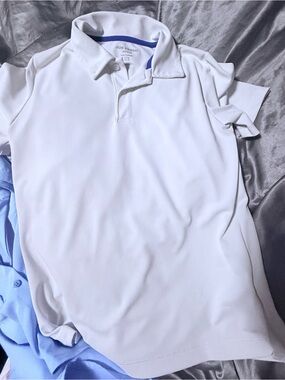 Joe Fresh White Polo Shirt L youth 10-12 years old like new